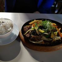 Main dish at Vevi in Vienna