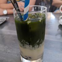Matcha bubble tea - amazing! at Vevi in Vienna
