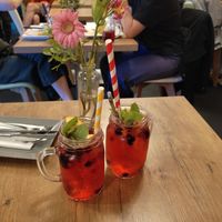 Homemade limonade at Vevi in Vienna