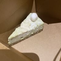 Raw matcha cheesecake - made of coconut and cashew  at Vevi in Vienna