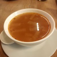 Miso soup at Vevi in Vienna