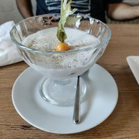 Matcha tiramisu at Vevi in Vienna