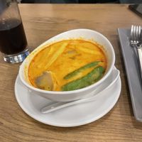 Coconut soup  at Vevi in Vienna