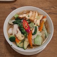 Pho with tofu and vegetables at Vevi in Vienna