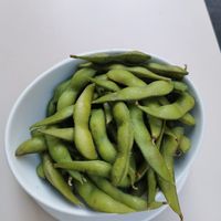 Edamame beans at Vevi in Vienna