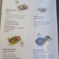Newly designed menu at Vevi in Vienna