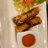 Spring rolls at Vevi in Vienna