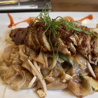 Reisnudeln mit Seitan   at Vevi in Vienna