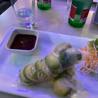 Summer roll with rice, avocado and cucumber   at Vevi in Vienna