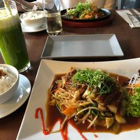 Main rice dish at Vevi in Vienna