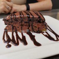 Schoko Kuchen at Vevi in Vienna