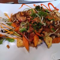 Glas-Noodle with tofu and vegetables at Vevi in Vienna