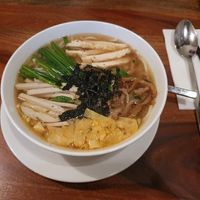 Noodle soup at Vevi in Vienna