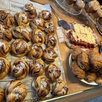 Some of the beautiful pastries!  at Loaf Sourdough Bakery in Utrecht