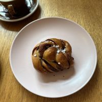 Cinnamon bun  at Loaf Sourdough Bakery in Utrecht