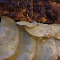 Pumpkin & onion pizza and potato pizza (vegan) at Prima la Materia in Rome