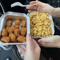 Tater tots and mac and cheese   at Freakin' Vegan - Take Out & Delivery in Ridgewood