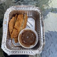 Fried chicken (cut into strips)  at Freakin' Vegan - Take Out & Delivery in Ridgewood