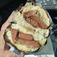 Kielbasa and Sauerkraut Hero w/Mustard  at Freakin' Vegan - Take Out & Delivery in Ridgewood