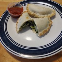 spinach empanadas at Freakin' Vegan - Take Out & Delivery in Ridgewood