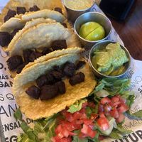 Tacos de chicharrón   at Revolucion Verde - Colonia Centro in Monterrey