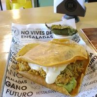 Tostada de la Siberia at Revolucion Verde - Colonia Centro in Monterrey