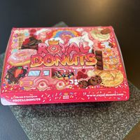 Donut packaging  #Veganuary at Royal Donuts in Frankfurt