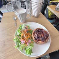 Vegan potato dish  at Amendūla Café in Paris