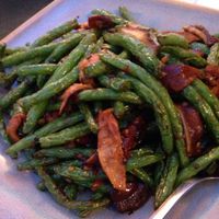 Spicy green beans at The Vegetable Garden in Silver Spring
