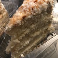 Coconut cake. One of my fav  at The Vegetable Garden in Silver Spring