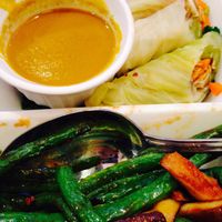 Dinner special of two sides at The Vegetable Garden in Silver Spring