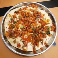 Masala papad at Krishna Vilas in Eindhoven
