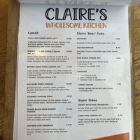 Lunch   at Claire's Wholesome Kitchen in Springfield Central