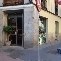 Street view at La China Mandarina in Madrid
