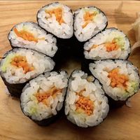 Fresh wasabi with carrot at CoCoLo Sushi in Bethany Beach