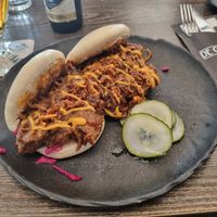 Vegan bao buns with Redefine BBQ pulled beef at De Gasterij in Gorinchem