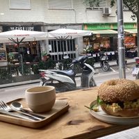   at NEØ Coffee House in Barcelona