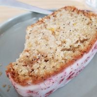 Pastel de limon at NEØ Coffee House in Barcelona