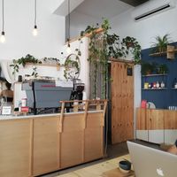 Local at NEØ Coffee House in Barcelona