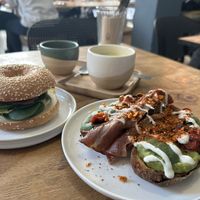   at NEØ Coffee House in Barcelona