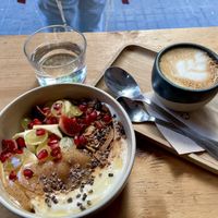 Granola bowl  at NEØ Coffee House in Barcelona