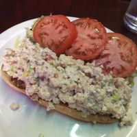 chick'n sandwich  at Deja Vu in Memphis