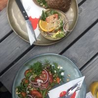 The Year of Summer (without ham so vega) and Joost Tip & Trots (vegan).  at Joost in Odoorn