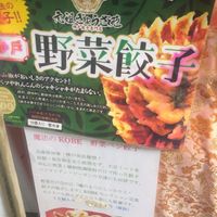 Vegan gyoza at Ganso Gyouzaen in Kobe