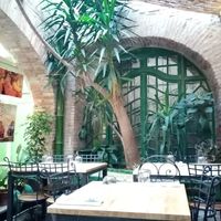 Terrace inside at eaternal in Perpignan