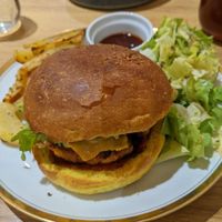 Burger at eaternal in Perpignan