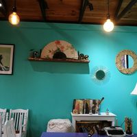 Interior at Shroom Cafe in Denmark