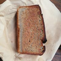 Banana bread at Shroom Cafe in Denmark