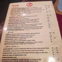 Menu2 at Sangria in Pavia