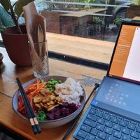 I love getting this poke bowl while I work from here sometimes at VeZa in Belgrade